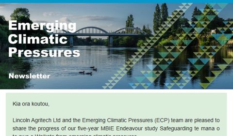 Emerging Climate Pressures update